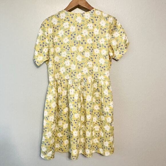Rove Sunchaser Dress Marguerite Floral French Linen Mini Dress Women’s Size XL - Picture 9 of 14